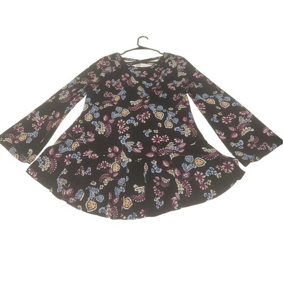 Floral Bell Sleeve Blouse - Picture 1 of 8